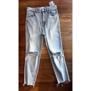 Stradivarios Slim fit Mom Jeans Distressed Size 10